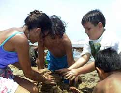 south padre island sand castle lesson with sandy feet